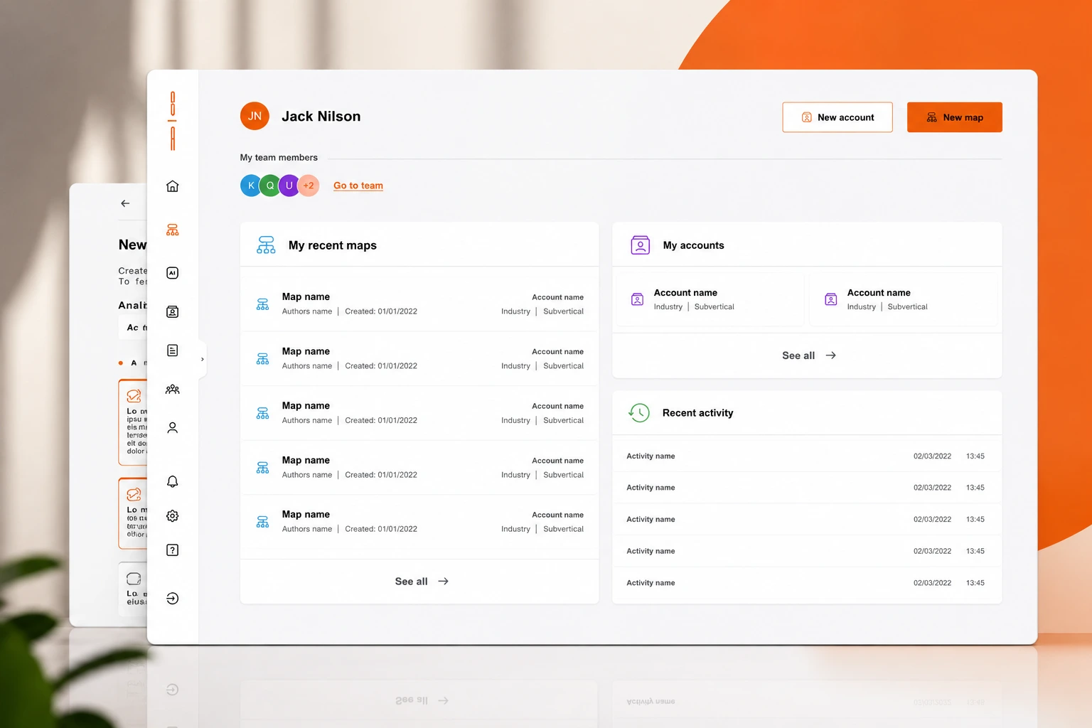 Sales Advantage — Sales Advantage — UX/UI interface design by James Mokhasi
